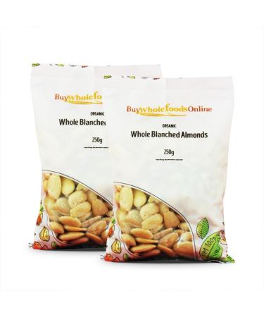 Organic Whole Blanched Almonds 500g (BWFO)