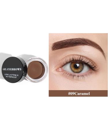 Colorful eyebrow cream waterproof three-dimensional stereotypes above the color eyebrows (09) - Buy Online on GoSupps.com