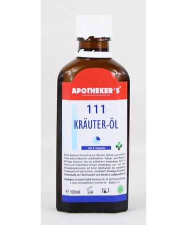 Buy 2x 111 Herbal Oil 100ml - Natural Herbal Oil Concentrate with Vitamin E for Body & Foot Care - Refreshing Massage Oil | International Shipping - Buy Online on GoSupps.com