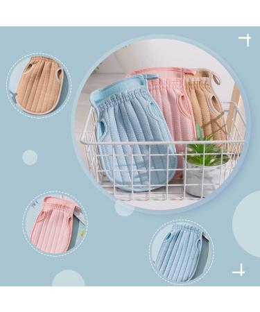 Beaupretty 3pcs Double Sided Bath Towel Mittens & Scrub Gloves - Premium Body Scrub & Spa Experience for Adults & Kids - Buy Online on GoSupps.com