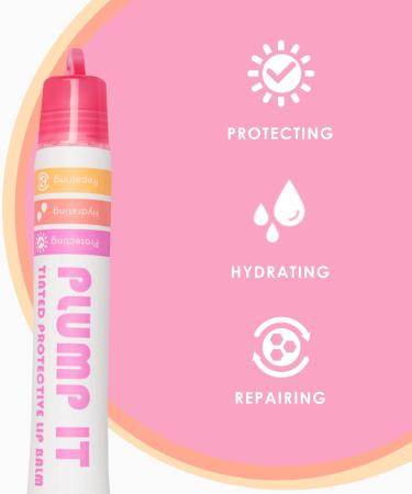 Skin in Motion | Plump It & Lift It Gift Set with Holographic Bumbag Accessory | With Waterproof Black Mascara & Tinted SPF30 Lip Balm in Sheer Berry - Buy Online on GoSupps.com