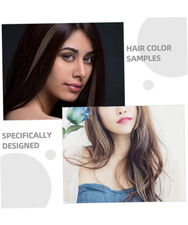 FOMIYES 2 Sets Hair Color Hair Scrunchies Hair Dye Human Hair Color Hair Color Sample Ring Hair Sample for Testing Color Hair Color Testing Tool Hair Color Chart Real Hair Wig - Buy Online on GoSupps.com