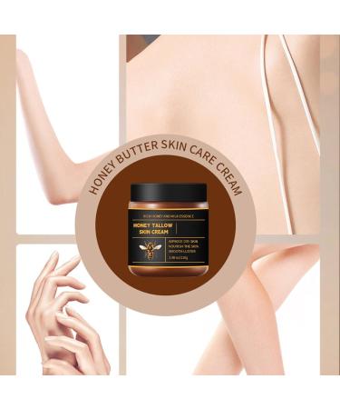 Beef Tallow for Skin 120g Suif de B uf pour les Soins de la Peau Tallow Cream Baume au Suif et au Miel Naturel et Biologique pour le Visage et le Corps Cr me pour le Visage au Suif Hydratation (2) - Buy Online on GoSupps.com