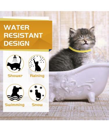 YOTANGO Cat Collar Repellent 1 Pack Cat Collar-Built-in Pant-Based Formula Strong Repellency Slow Release Pleasant Aroma Waterproof (Yellow) - Buy Online on GoSupps.com