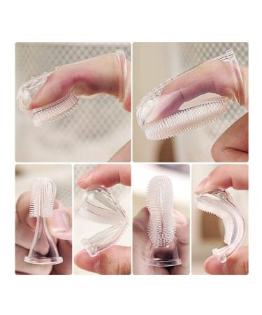 Luliyldj Silicone Finger Toothbrush for Babies 0-24 Months | Gentle Oral Care & Gums Support | Includes Storage Box - Buy Online on GoSupps.com