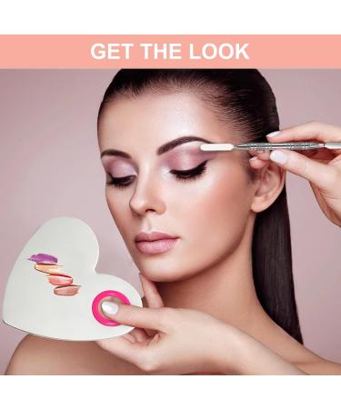 Necitorix Stainless Steel Mixing Palette - Heart Small | Makeup Foundation & Nail Gel Polish Mixing Tray | Cosmestic Tool - Buy Online on GoSupps.com