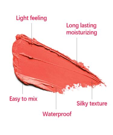 Ibcccndc Multi-Use Makeup Blush Stick in Pink Red - Waterproof Creamy Stick for Eyes, Lips, Cheeks - Buy Online on GoSupps.com