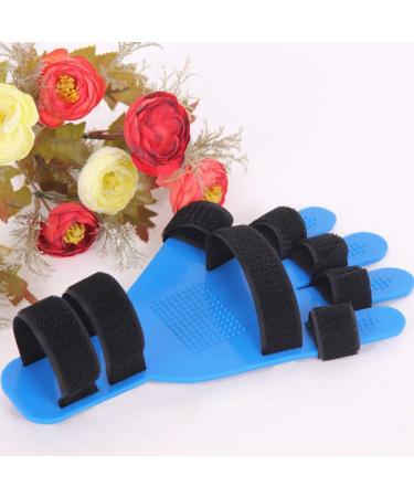 Finger Training Device Stroke Rehab Equipment - Orthotics for Hemiplegia & Traumatic Brain Injury - Suitable for Left & Right Hand - Blue - Buy Online on GoSupps.com