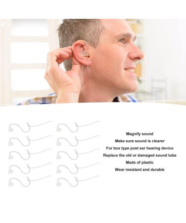 10 Pack Hearing Amplifier Sound Hoses & Accessories for Hearing Aids - Slim Replacement Tips & Buds - Compatible with Resound Hearing Devices - Buy Online on GoSupps.com