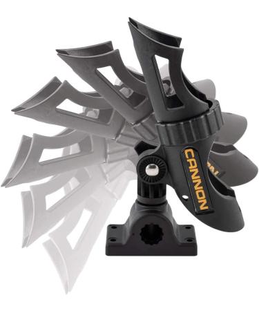 Cannon 2450169-1 Three-Position Adjustable Track Mounted Rod Holder - Black Composite - Buy Online on GoSupps.com