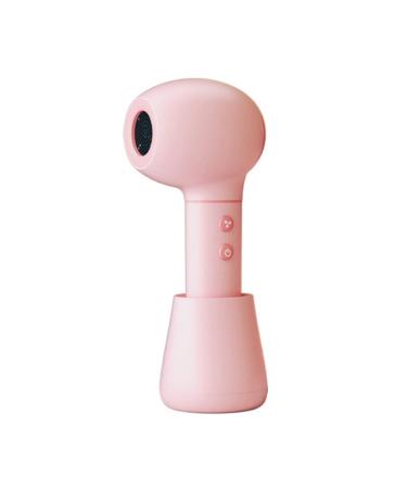 Portable Wireless Hair Dryer Cordless Hair Dryer Travel Blow Dryer w/Hot & Cold Wind USB Rechargeable Handheld Hair Dryer for/Pregnant Women/Art Painting/Pets Pink