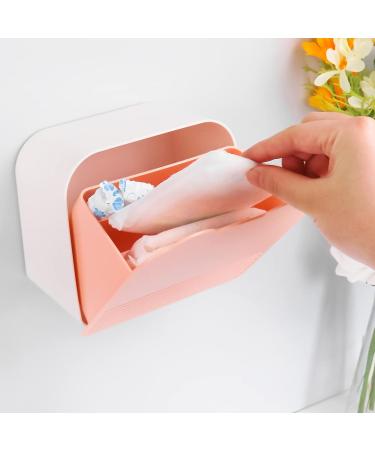 Buy Women's Plastic Hanging Tampon Storage Box - 15.5x15.5cm Organizer for Bathrooms | Pink | 1 Pack - Buy Online on GoSupps.com