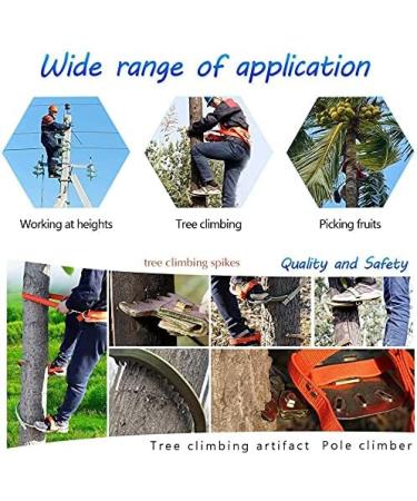 Durable Stainless Steel Climbing Trees Artifact - Non-Slip Foot Buckle | Rust-Proof & Wear-Resistant | Model 500 - Perfect for Electricians - Buy Online on GoSupps.com