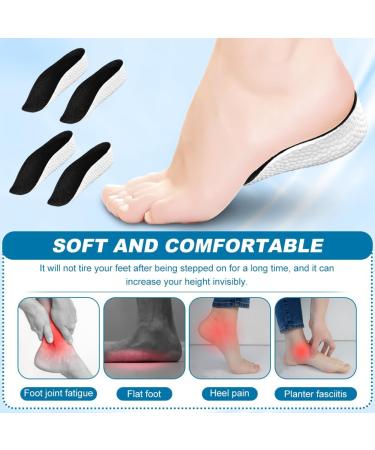 2 Pairs Height Increasing Insoles for Men & Women - Arch Support Inserts for Comfort & Boost (1.5cm - Buy Online on GoSupps.com