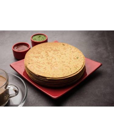 Nuttoz MASALA Khakhra ROASTED WHEAT CRISPS 180g (PACK OF 3) 180.00 g (Pack of 3) - Buy Online on GoSupps.com