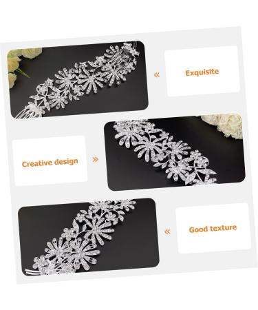 DOITOOL Comb Pearl Hair Accessories Wedding Headpiece for Bride Wedding Hair Accessory Bridal Hair Clip Silver Hair Clips Silver Barrettes Alloy Headgear Dress White Bridesmaid - Buy Online on GoSupps.com