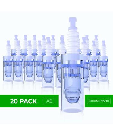 Dr. Pen Ultima A6 Silicone Nano Cartridges - 20 Pack (0.25mm) - Disposable Replacement Parts - Buy Online on GoSupps.com