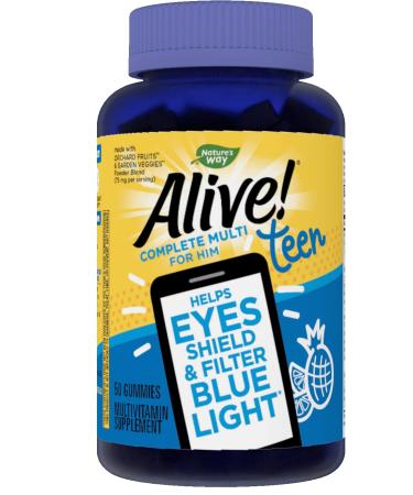 Nature's Way Alive! Teen Complete Multi for Him 50 Gummies