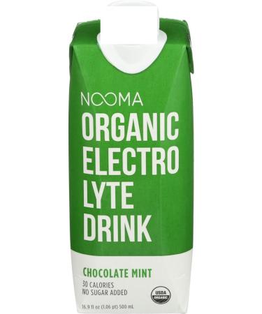 NOOMA, Organic Electrolyte Drink, Chocolate Mint, 16.89 fl oz Chocolate Mint 16.89 Fl Oz