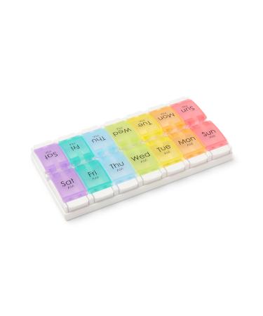 Medline 7-Day Pill Organizer with Easy Push Buttons