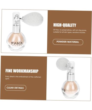 TEHAUX 3 Pcs Spray Glitter Glass Sprayer Glitter Powder Sprayer Highlight Powder Bottle Face Powder Body Ivoryx3pcs 7x5.5cmx3pcs - Buy Online on GoSupps.com