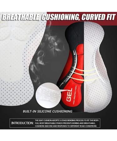 Buy Agolu Women's XXL Red Padded Gel 3D Breathable Bike Underpants - Shockproof Cycling Pants - Buy Online on GoSupps.com