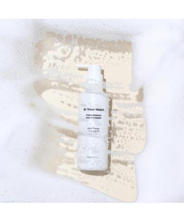 EllieLove Mom In Your Heart Triple Essence Milk Cleanser 3-in-1 Milky to Oil to Foam Cleanser & Makeup Remover | Hyaluronic Acid Galactomyces Chamomile | Korean Skincare 200ml / 6.76 fl oz - Buy Online on GoSupps.com