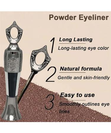 Powder Eyeliner Handmade 100% Natural Powder Eyeliner 100% Natural eyeliner powder Intense Color Long-Wearing Smudge-Proof (BLACK) - Buy Online on GoSupps.com