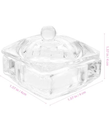 UPKOCH Decor Dappen Dish Nail Liquid Holder Nail Dish Cups with Lids Manicure Nail Dish Cup Nail Dish for Acrylic Nails Acrylic Nail Supplies Nail Art Liquid Holder Glass Accessories - Buy Online on GoSupps.com