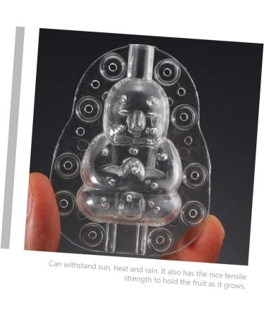 VILLCASE 2pcs Vegetable Shaping Mold Small Melon Mold Pear Mould Genseng Fruits Mold Multifunction Watermelon Transparent 10x7cm - Buy Online on GoSupps.com
