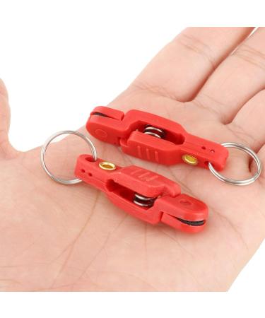 YUNNLEZT 10Pcs Heavy Tension Snap Release Clip - Red | For Weight Planer Board - Buy Online on GoSupps.com