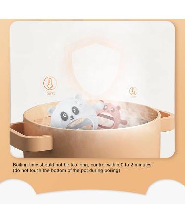 Silicone Hand Teether Toy - Wearable Wrist Teething Chew Toy for Babies (White) - Buy Online on GoSupps.com