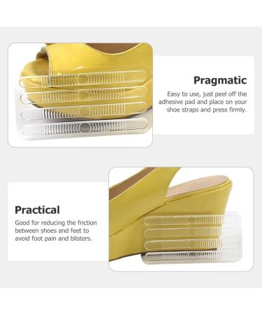 4 Sets Invisible Heel Wear Stickers - Cushioned Shoe Inserts & Grips for Women s Shoes | Anti-Slip Heel Cushions & Straps - Buy Online on GoSupps.com