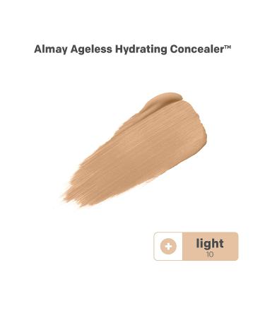 Almay Anti-Aging Concealer with Hyaluronic Acid, Niacinamide, Vitamin C & E - Hypoallergenic, Fragrance Free - 010 Light, 0.37 Fl Oz - Buy Online on GoSupps.com