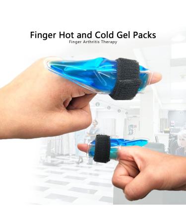 Reusable Finger and Toe Gel Pack for Hot and Cold Therapy - Relief for Trigger Finger, Mallet Finger, Joint Fractures, and Injuries - Buy Online on GoSupps.com