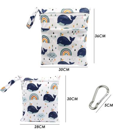 Memofynd 2-Pack Diaper Organizer with Carabiners - Perfect Diaper Bag Accessory for On-the-Go Moms | Large & Small Organizers - Buy Online on GoSupps.com