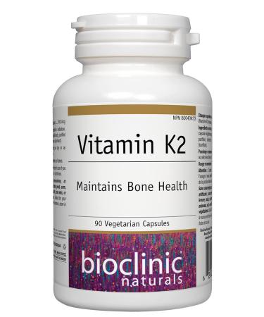 Bioclinic Naturals - Vitamin K2 100 mcg. - 90 Vegetarian Capsules