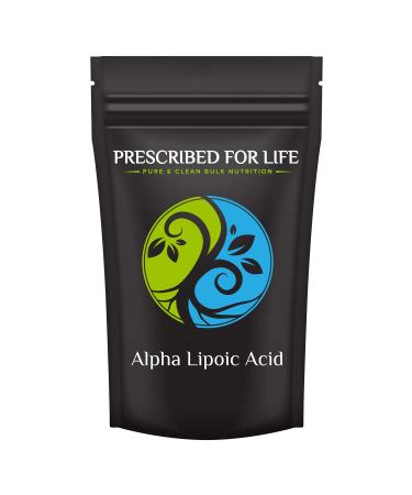 Prescribed For Life Alpha Lipoic Acid Powder | Essential Cofactor for Energy Metabolism | ALA Supplement for Heart Brain and Eye Health | Gluten Free Vegan Non GMO (4 oz / 113 g)