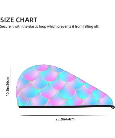 Purple Dragon Scales Microfiber Hair Towel - Soft Super Absorbent Quick Dry Wrap for Long Curly & Thick Hair - Buy Online on GoSupps.com