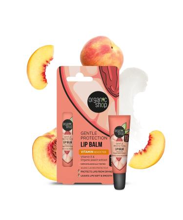 Gentle Protection Vitamin Booster Lip Balm SPF 15 - Nourishing Vitamin E & Peach Extracts 10ml | Buy Online for Worldwide Shipping - Buy Online on GoSupps.com