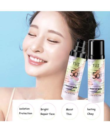 Skin Tone Correcting & Brightening Primer | Color Corrector Isolation Cream | Pore Cover & Oil Control | Moisturizing Primer in Pink, Green, Purple - Buy Online on GoSupps.com