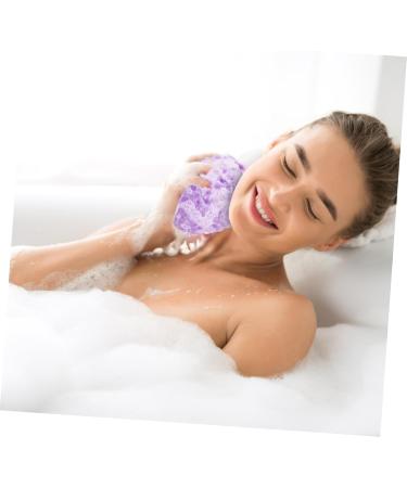 5pcs Exfoliating Sponge Bath Balls - Body Wash Scrubber & Skin Cleaning Shower Sponge - Buy Online on GoSupps.com