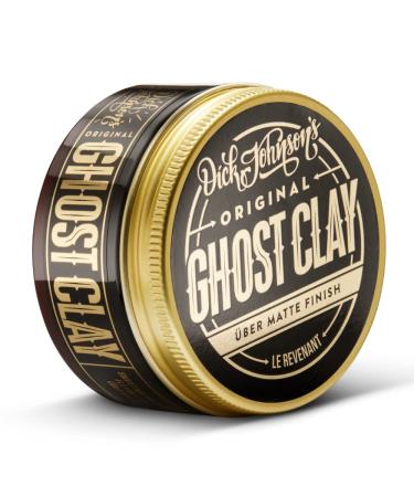 Dick Johnson Ghost Clay - Supermatt Hairwax Hairwax for flexible hold matt look & pleasant fragrance - 100ml size fast & easy to use - Buy Online on GoSupps.com
