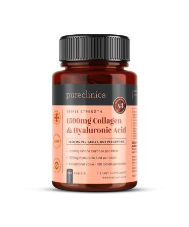 Triple force 1500 mg de collag ne et d'acide hyaluronique x 180 comprim s - 6 mois d'approvisionnement 180 unit (Lot de 1)