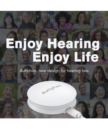 Autiphon U01 Rechargeable Digital Hearing Aids for Seniors - Noise Cancelling, Easy Operation, 1 Week Backup Power - Beige (Pair) - Buy Online on GoSupps.com