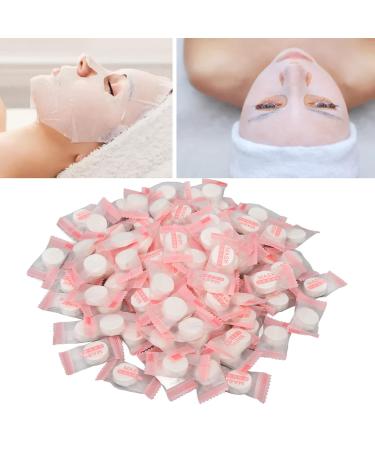 100pcs Compressed Facial Mask Sheet - Disposable Pure Cotton DIY Skincare Mask for Home & Salon Beauty - Buy Online on GoSupps.com