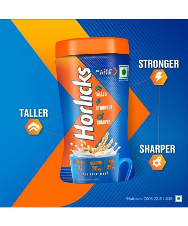 Horlicks Health & Nutrition drink - 200 g Pet Jar (Classic Malt) - Buy Online on GoSupps.com