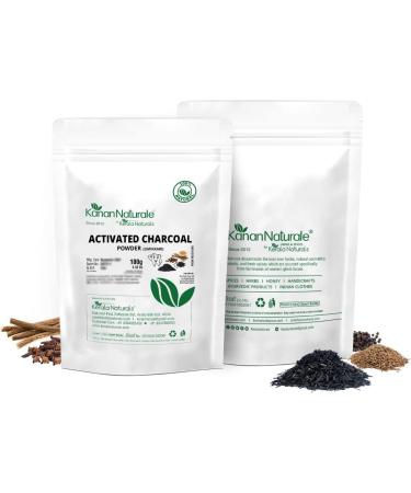 Activated Charcoal from Rice Husk 100g - Natural Teeth Whitening with Cloves Black Pepper & Licorice | International Shipping - Buy Online on GoSupps.com
