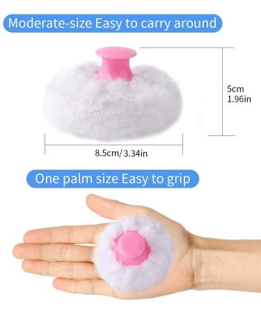 Buy Baby Powder Puffs Kit | Cosmetic Powder Puffs 2 Pack - Blue & Pink - International Shipping Available - Buy Online on GoSupps.com