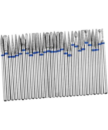 FRCOLOR 30pcs Nail Drill Tips Nail Art Tool Kit Manicure Drill Bits Diamond Drill Bits Manicure Tools and Equipment Nail Drill Bits Nail Grinding Head Sanding Removal Tool Clean - Buy Online on GoSupps.com